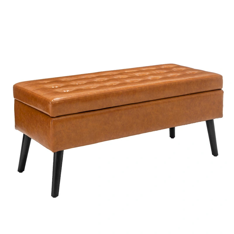 Banc de rangement pour bout de lit de chambre à coucher