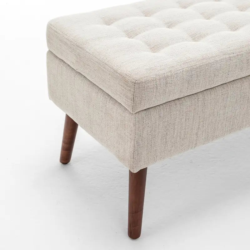 Banc de rangement pour bout de lit de chambre à coucher