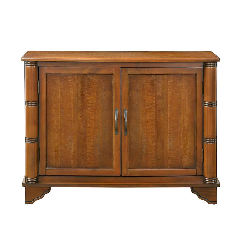 Table console 40 pouces avec étagère de rangement, Table d'entrée rétro avec étagère de rangement réglable, Table de canapé pour couloir