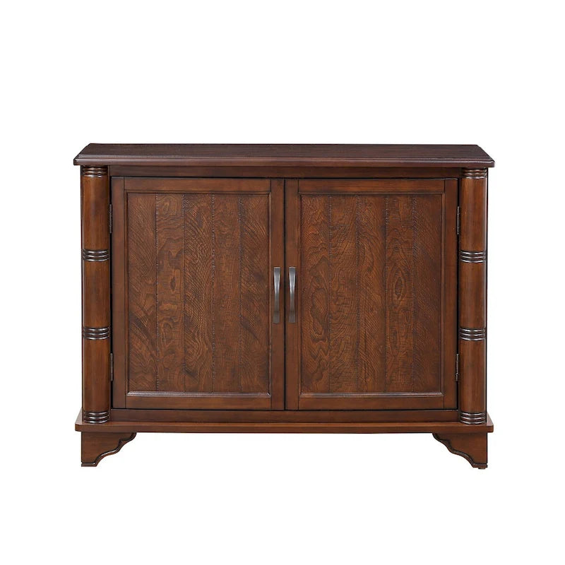 Table console 40 pouces avec étagère de rangement, Table d'entrée rétro avec étagère de rangement réglable, Table de canapé pour couloir