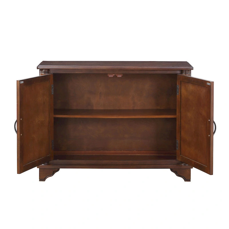 Table console 40 pouces avec étagère de rangement, Table d'entrée rétro avec étagère de rangement réglable, Table de canapé pour couloir