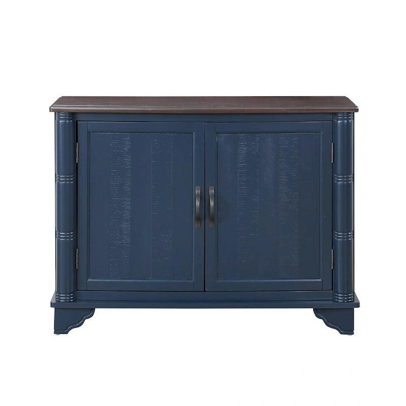 Table console 40 pouces avec étagère de rangement, Table d'entrée rétro avec étagère de rangement réglable, Table de canapé pour couloir
