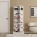 Range-chaussures rotatif à 360° 6 niveaux, peut contenir jusqu'à 24 paires de chaussures