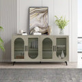 Meuble TV pour téléviseurs de plus de 65 pouces, meuble TV en bois avec placard de rangement et étagères réglables, console multimédia pour salon et chambre à coucher