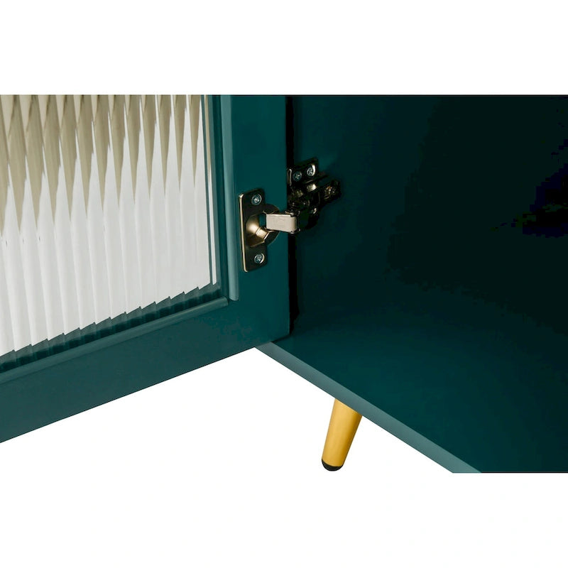 Meuble TV pour téléviseurs de plus de 65 pouces, meuble TV en bois avec placard de rangement et étagères réglables, console multimédia pour salon et chambre à coucher