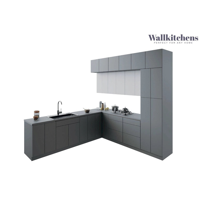 Collection Culin'Art pour cuisine, gris, base de 9 pi de large – 108x24