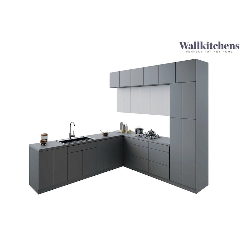 Collection Culin'Art pour cuisine, gris, base de 9 pi de large – 108x24