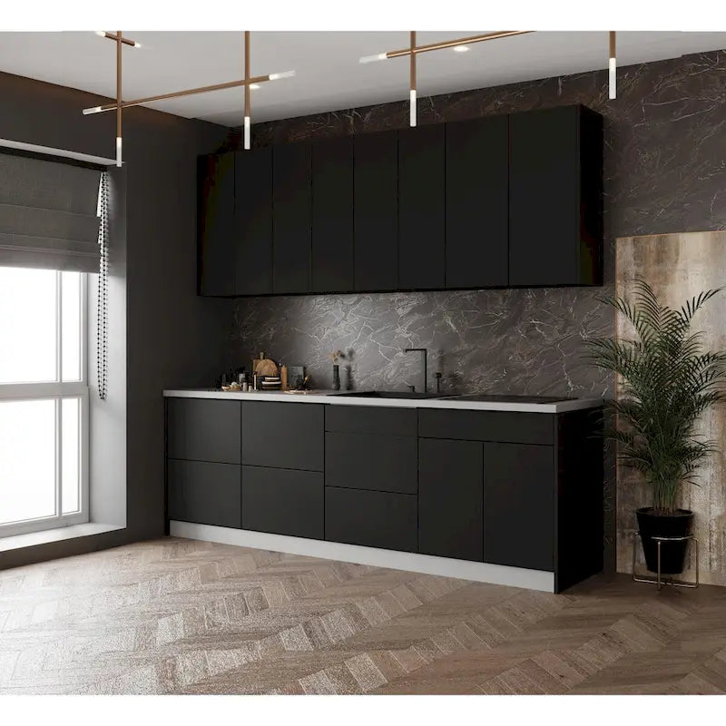 WEP1230-BLK Panneau d'extrémité mural - 12x30