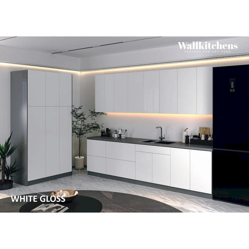 WEP1230-BLK Panneau d'extrémité mural - 12x30