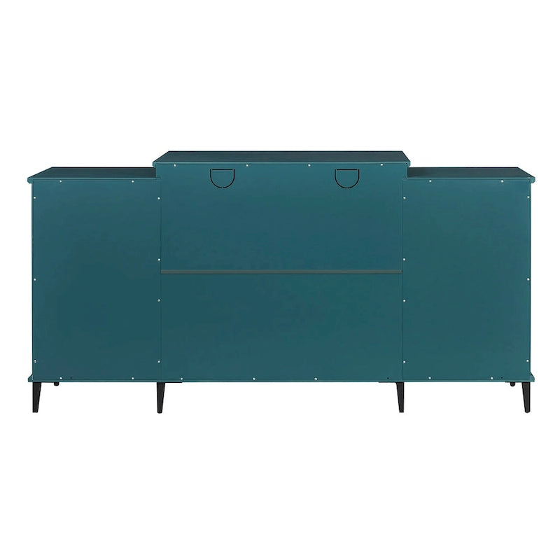 Meuble TV en bois, Buffet, Armoire de rangement avec 4 portes