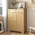 Meuble de bar à café, buffet de style fermier moderne avec tiroir et étagère réglable, meuble de rangement avec porte de grange