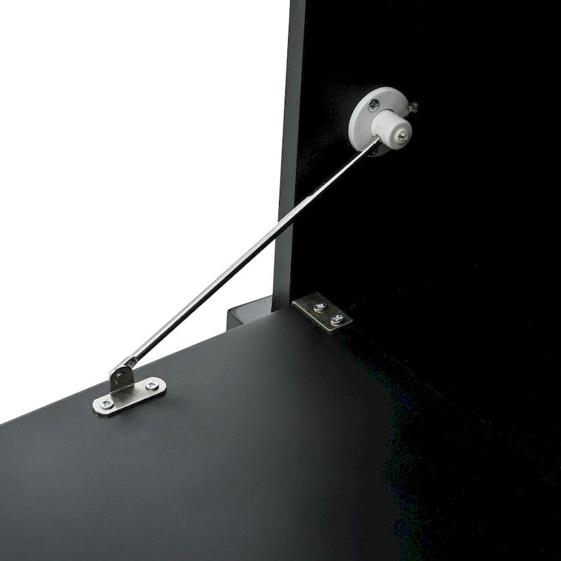 Banc d'entrée de 120 cm avec porte-manteau, coussin et 4 crochets robustes pour couloir, entrée, salon