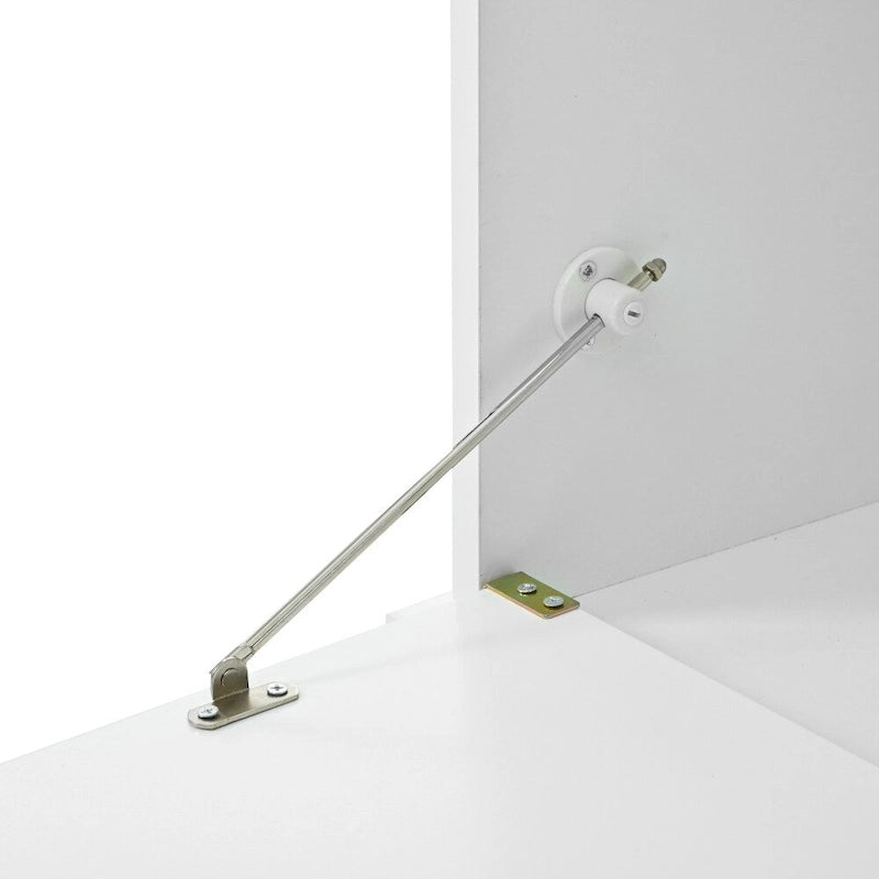 Banc d'entrée de 120 cm avec porte-manteau, coussin et 4 crochets robustes pour couloir, entrée, salon