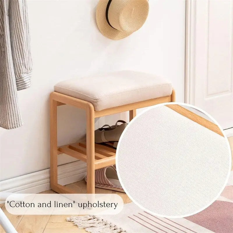 Banc de rangement pour entrée - 11,8P x 23,62L x 16,5H