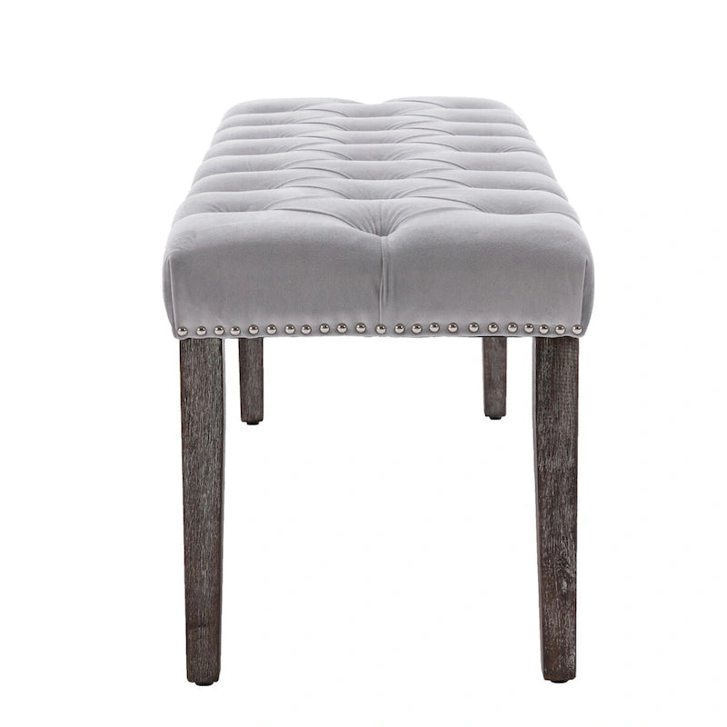 Banc ottoman capitonné, repose-pieds, tabouret, banc d'appoint