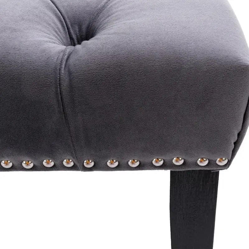 Banc ottoman capitonné, repose-pieds, tabouret, banc d'appoint