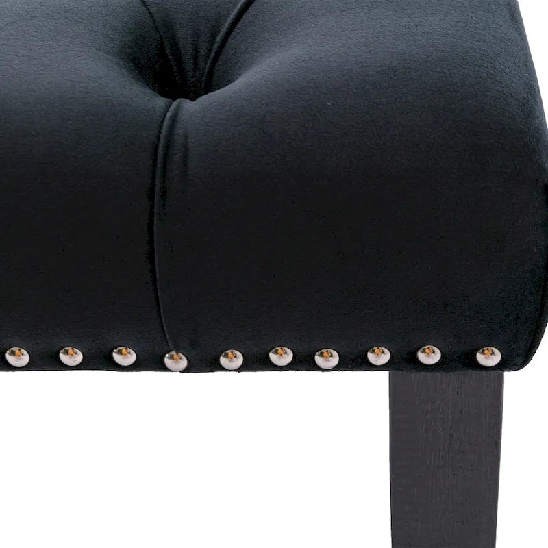 Banc ottoman capitonné, repose-pieds, tabouret, banc d'appoint