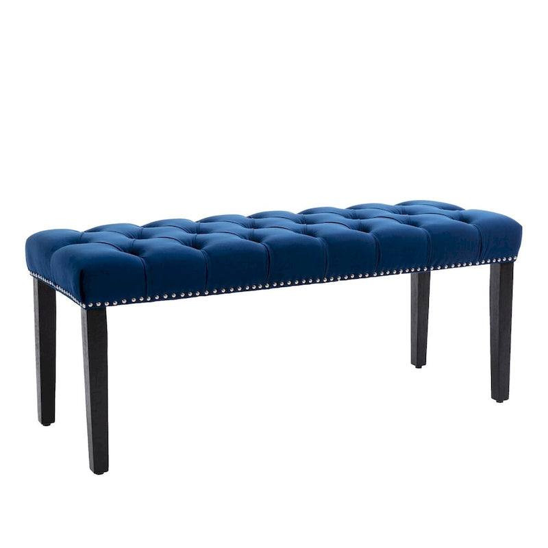Banc ottoman capitonné, repose-pieds, tabouret, banc d'appoint