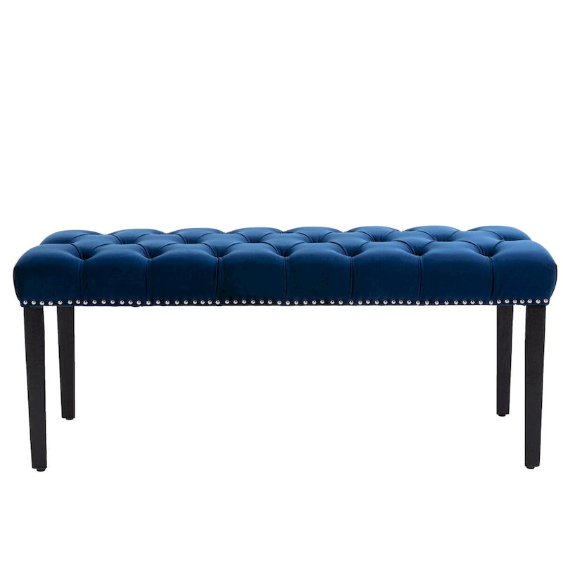 Banc ottoman capitonné, repose-pieds, tabouret, banc d'appoint