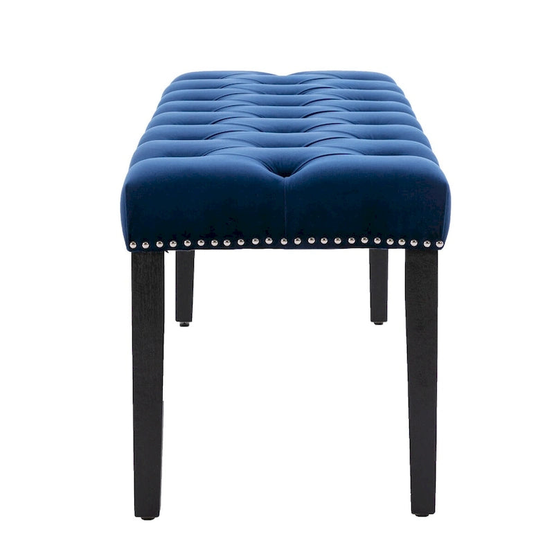 Banc ottoman capitonné, repose-pieds, tabouret, banc d'appoint