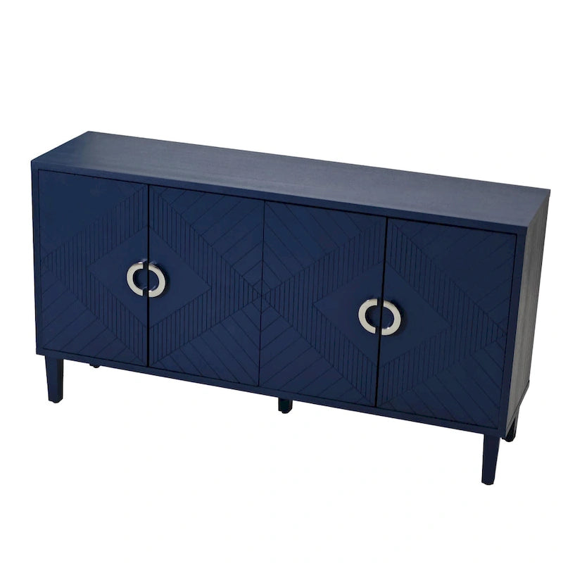 Meuble de rangement 4 portes en MDF