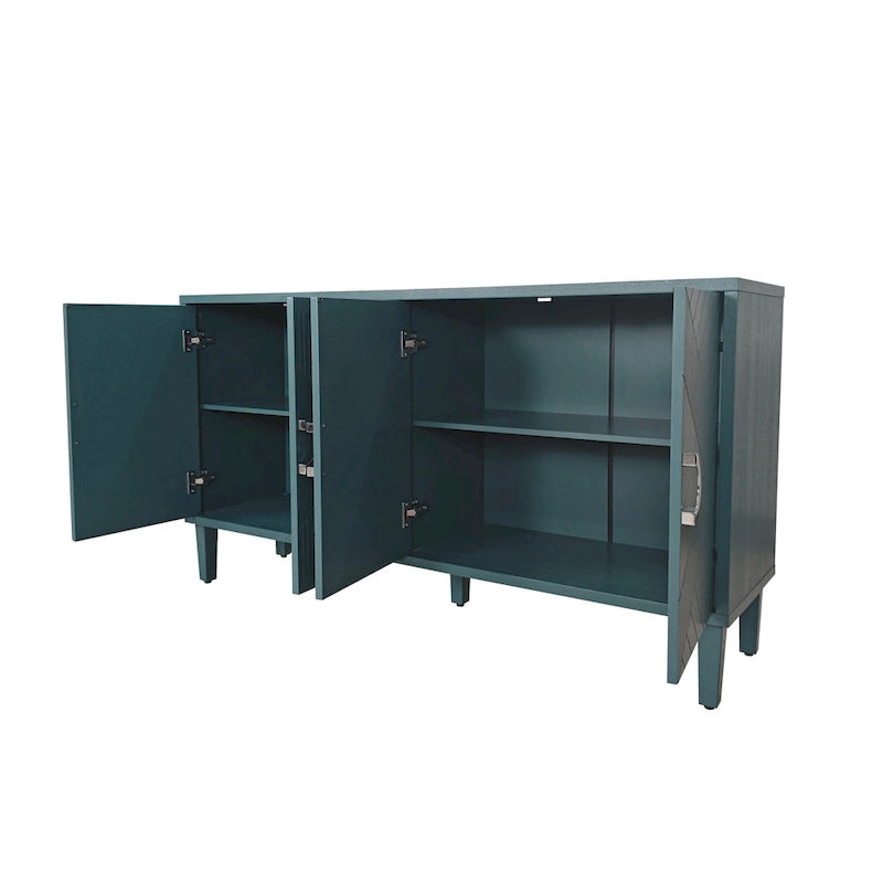 Meuble de rangement 4 portes en MDF