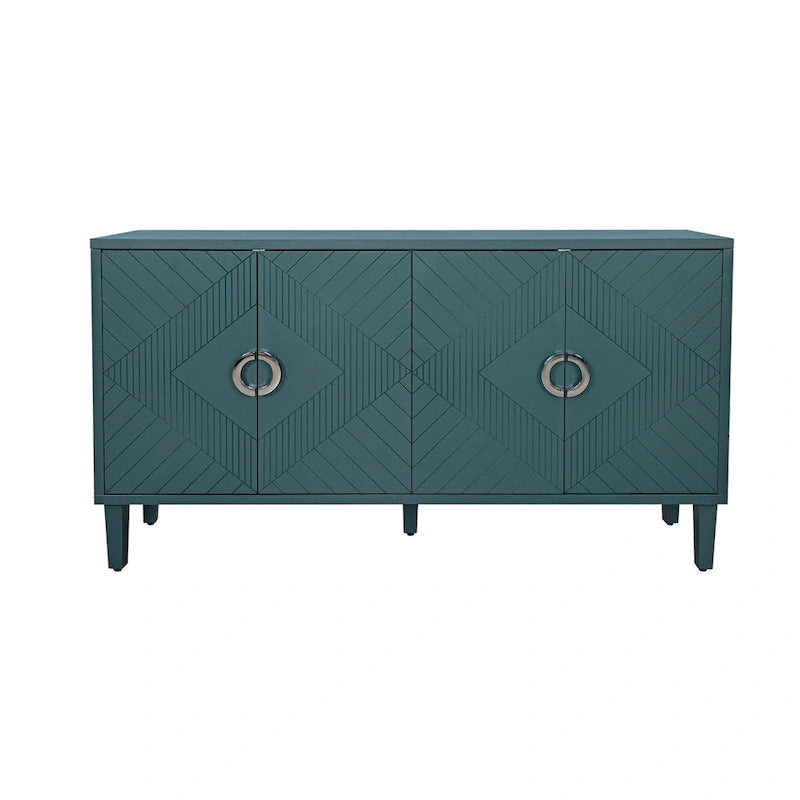 Meuble de rangement 4 portes en MDF