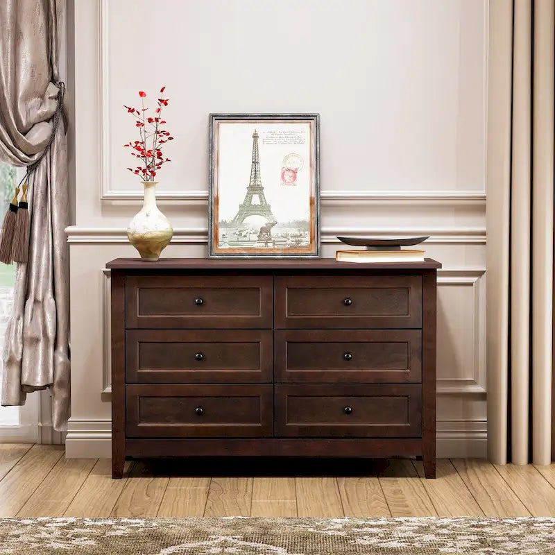 Buffet en bois massif avec tiroirs peints par pulvérisation, meuble de rangement de vaisselle/buffet/console/casier de rangement