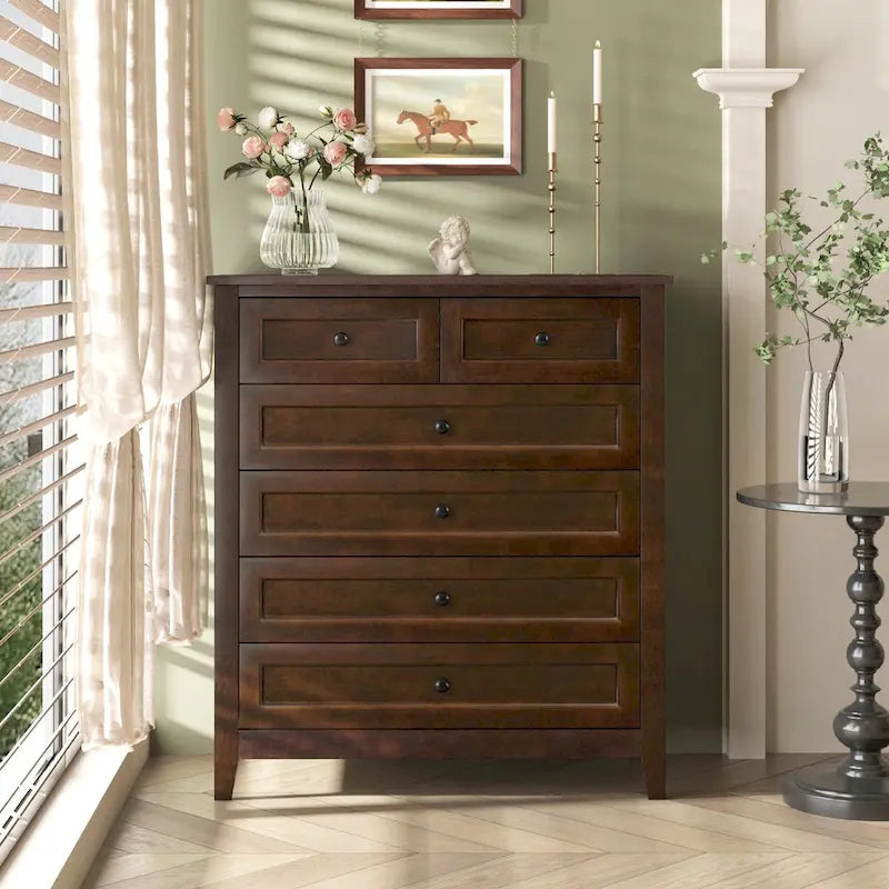 Buffet en bois massif avec tiroirs peints par pulvérisation, meuble de rangement de vaisselle/buffet/console/casier de rangement