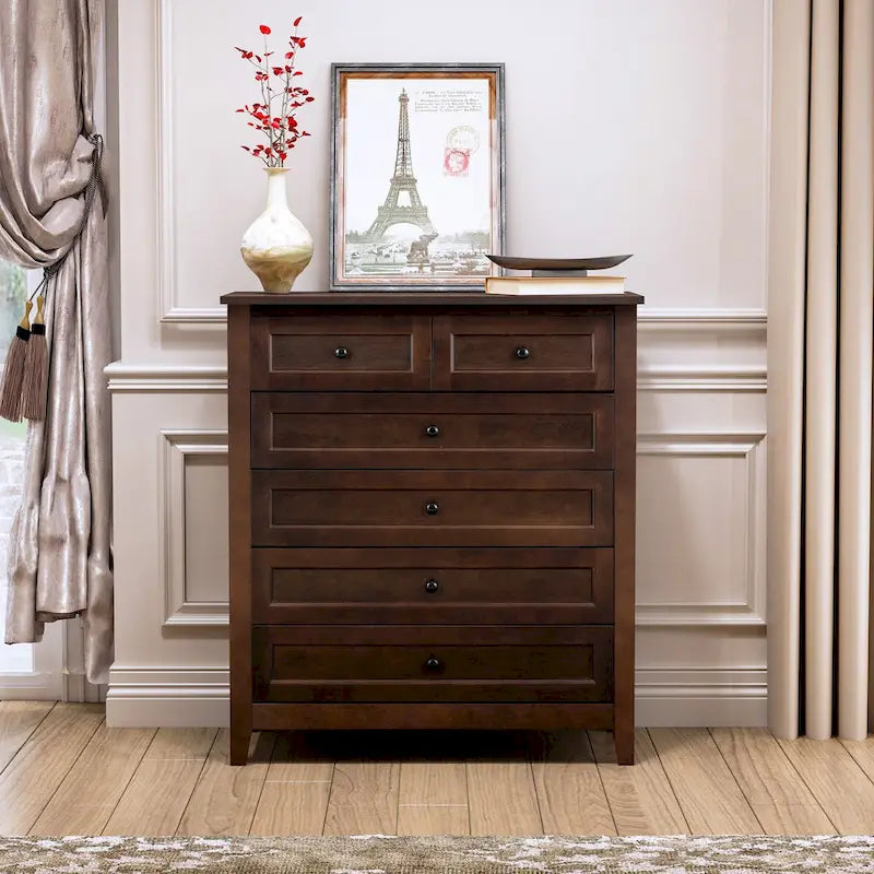 Buffet en bois massif avec tiroirs peints par pulvérisation, meuble de rangement de vaisselle/buffet/console/casier de rangement