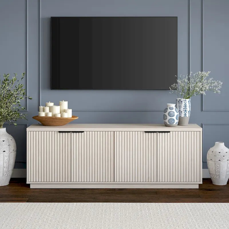Meuble TV rectangulaire pour téléviseurs jusqu'à 78 70 de large