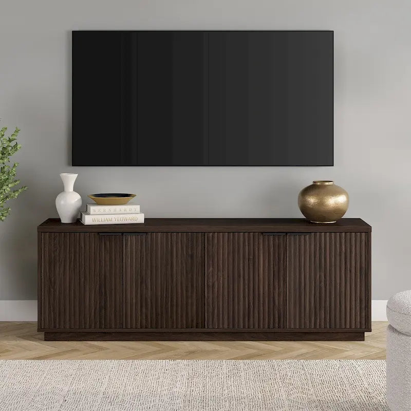 Meuble TV rectangulaire pour téléviseurs jusqu'à 78 70 de large