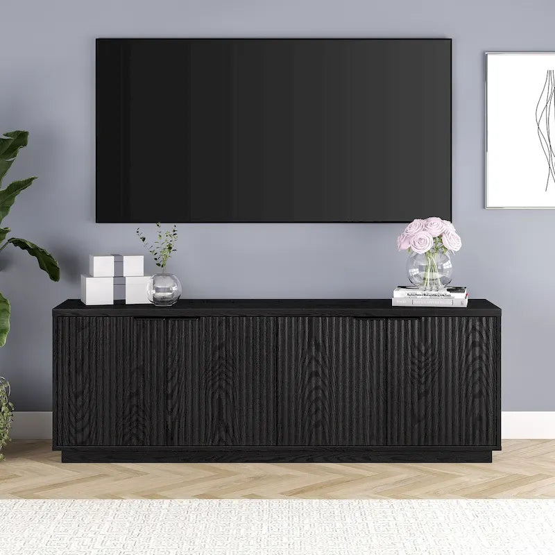 Meuble TV rectangulaire pour téléviseurs jusqu'à 78 70 de large