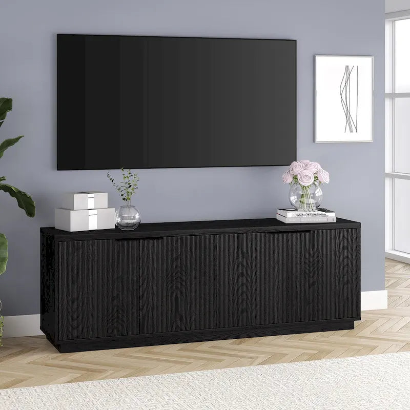 Meuble TV rectangulaire pour téléviseurs jusqu'à 78 70 de large