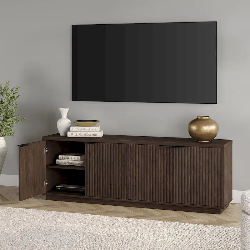 Meuble TV rectangulaire pour téléviseurs jusqu'à 78 70 de large