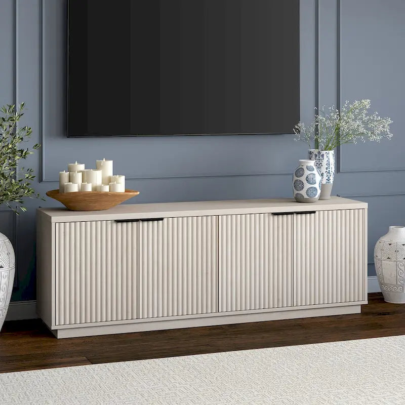 Meuble TV rectangulaire pour téléviseurs jusqu'à 78 70 de large