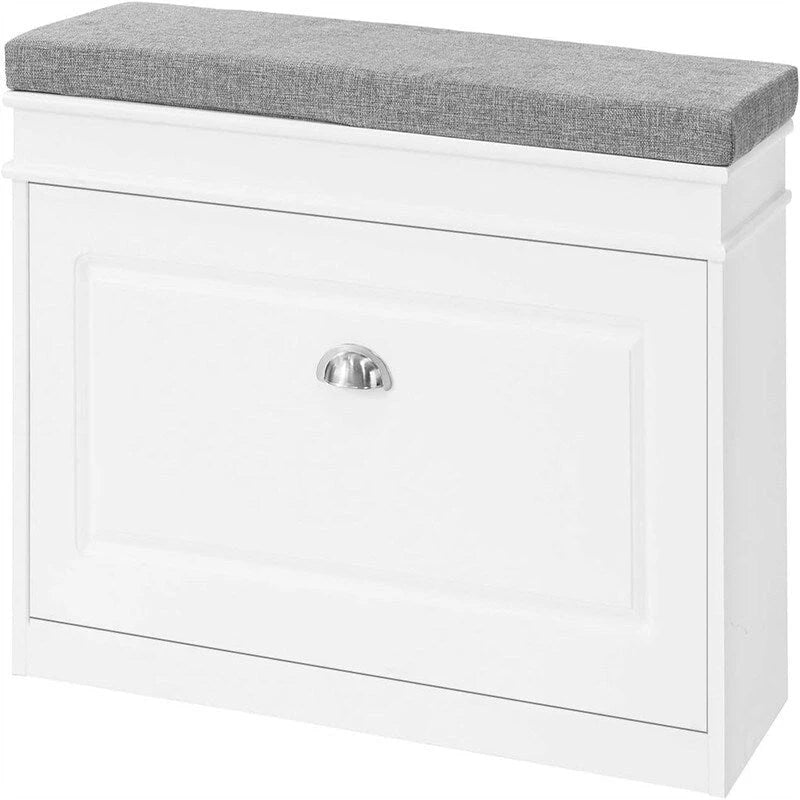 Shoe Cabinet with Flip-Drawer - 9.45D x 29.53W x 20.08H