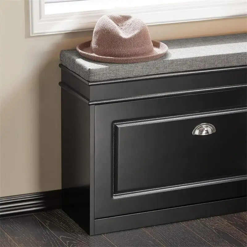 Meuble à chaussures avec tiroir basculant – 24 P x 75 L x 51 H cm