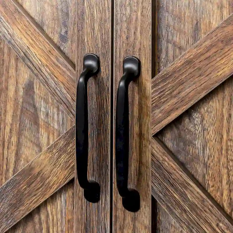 Buffet de rangement à 4 portes et 4 étagères