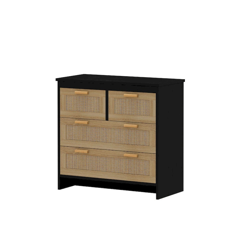 Armoire en rotin à 4 tiroirs GEITIN