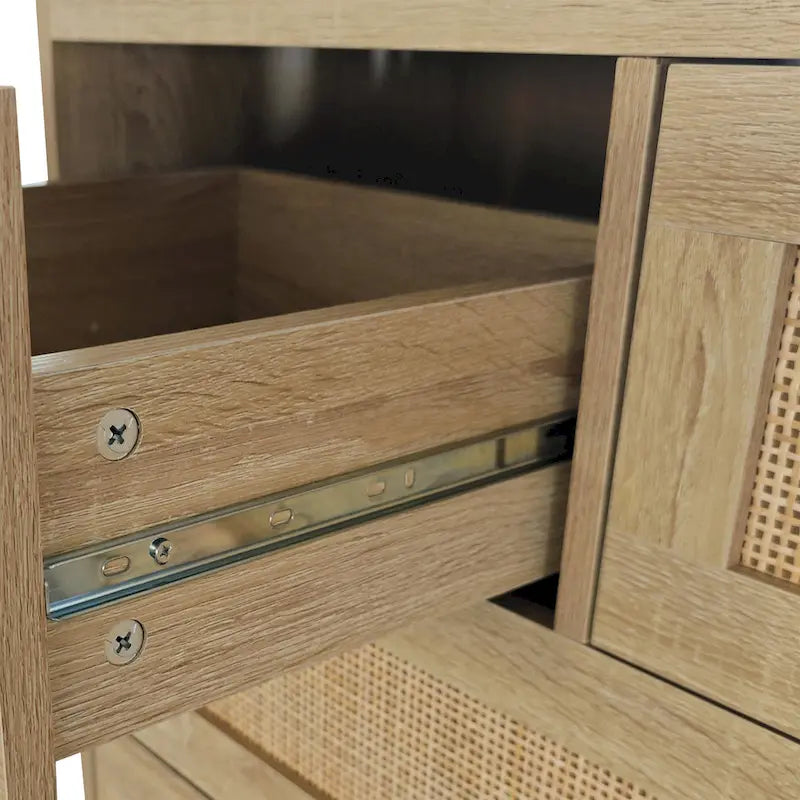 Armoire en rotin à 4 tiroirs GEITIN