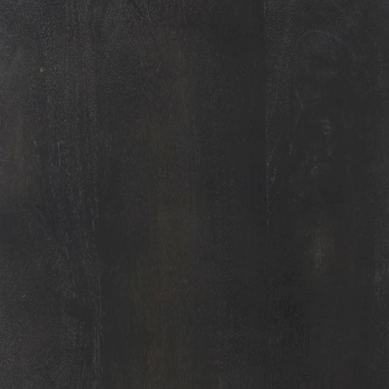 Hogarth I – Buffet à 4 portes avec piètement en bois massif marron bicolore et cadre argenté