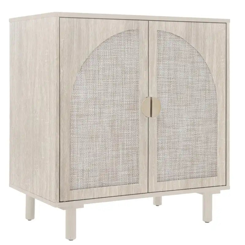 Organisateur de garde-manger en bois à 2 portes avec tablettes réglables, armoire de rangement pour chambre, salon, cuisine