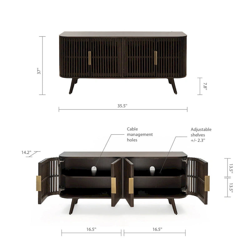 Bahut Sierra Mid-Century Studio London, certifié FSC