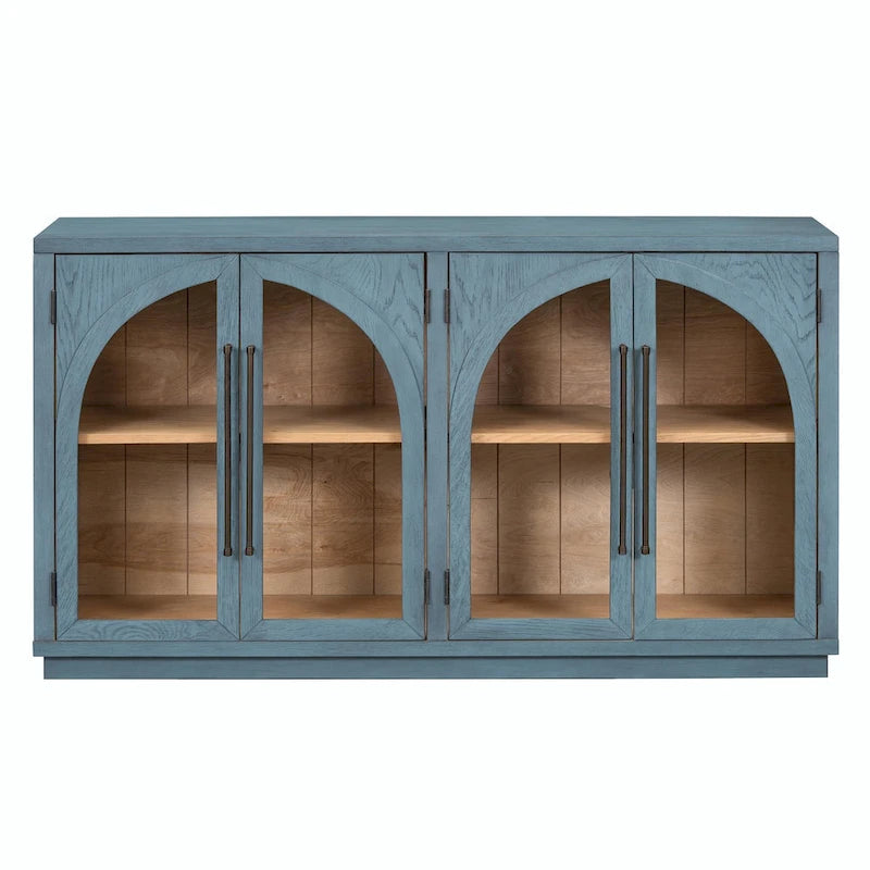 Bahut Rétro 4 Portes Grand Rangement