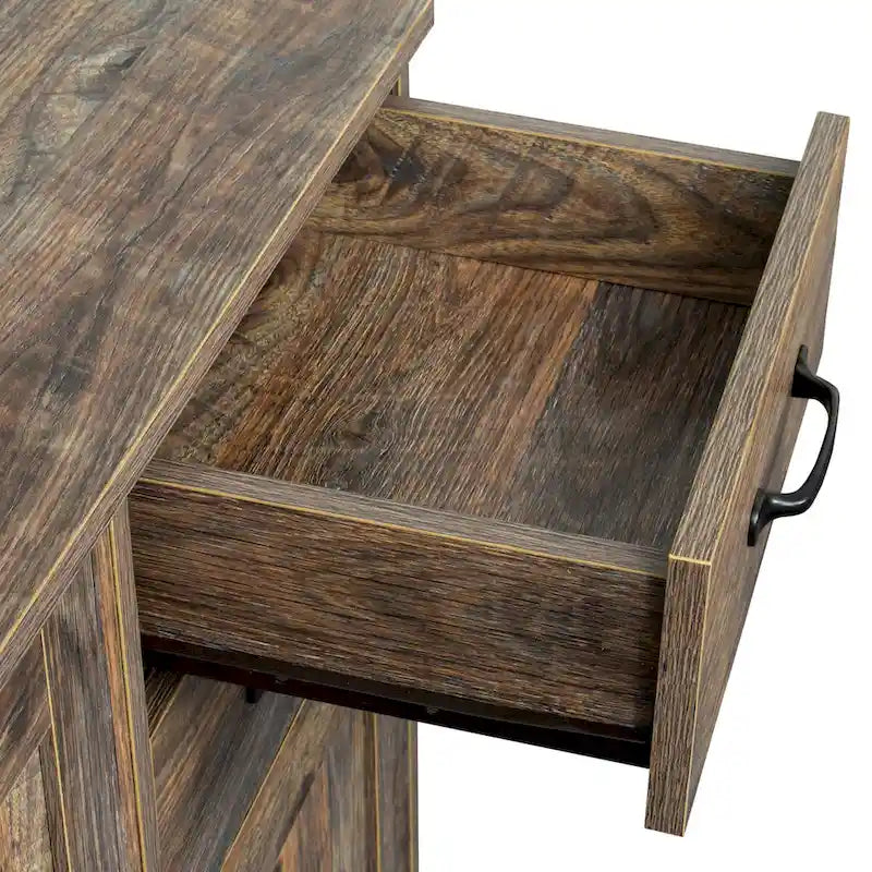 Buffets de style campagnard français, Armoires de rangement avec 2 séparateurs