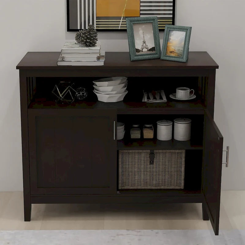 Buffets de style campagnard français, Armoires de rangement avec 2 séparateurs
