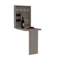 Table pliante Tacoma, sept étagères intérieures, finition blanche, haute qualité et durable