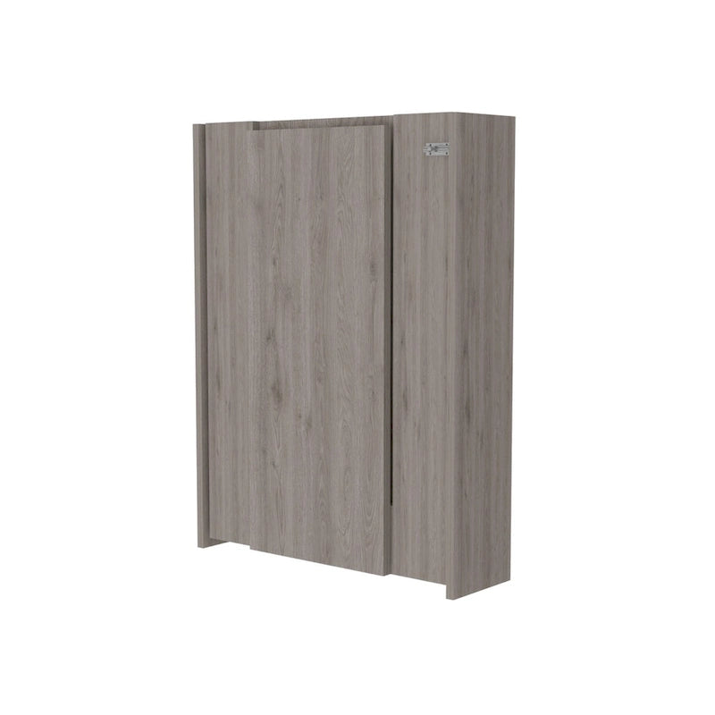 Table pliante Tacoma, sept étagères intérieures, finition blanche, haute qualité et durable