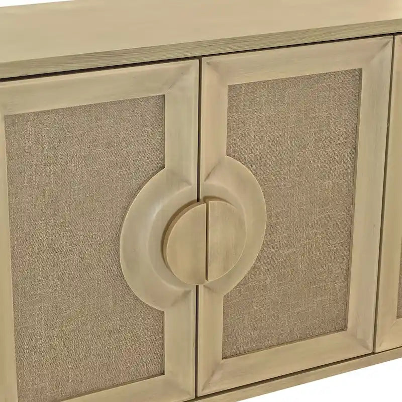59.84Élégante armoire vintage à 4 portes